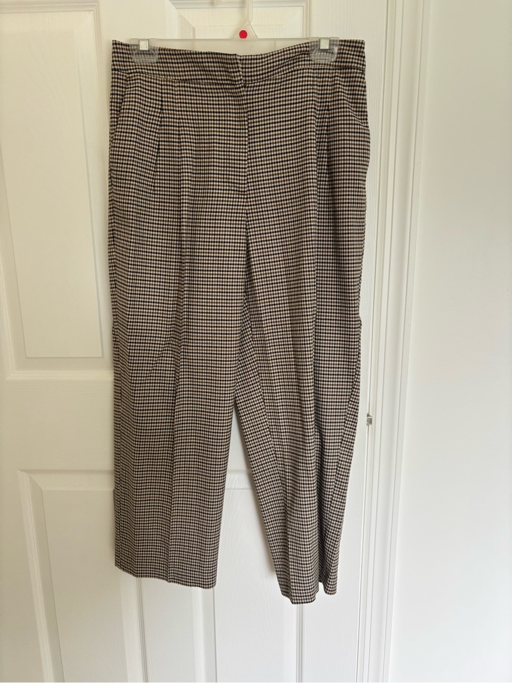 Classic Houndstooth Women Dress Pants
